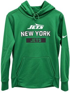 Nike Green New York Jets Zip-Up Hoodie